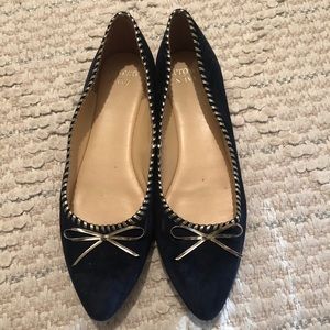 Navy Crown & Ivy Flats